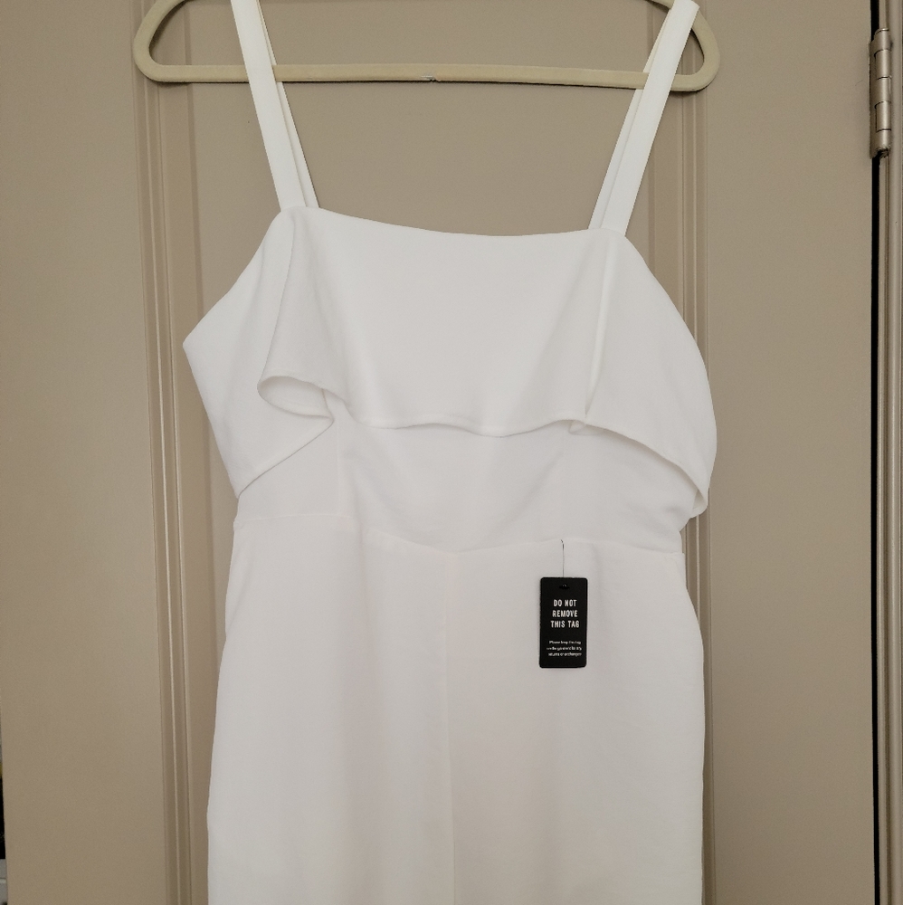 Express Ruffle Cami Romper - Picture 6 of 12